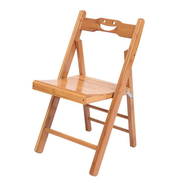 2 Pcs Smiley Folding Chair Burlywood 