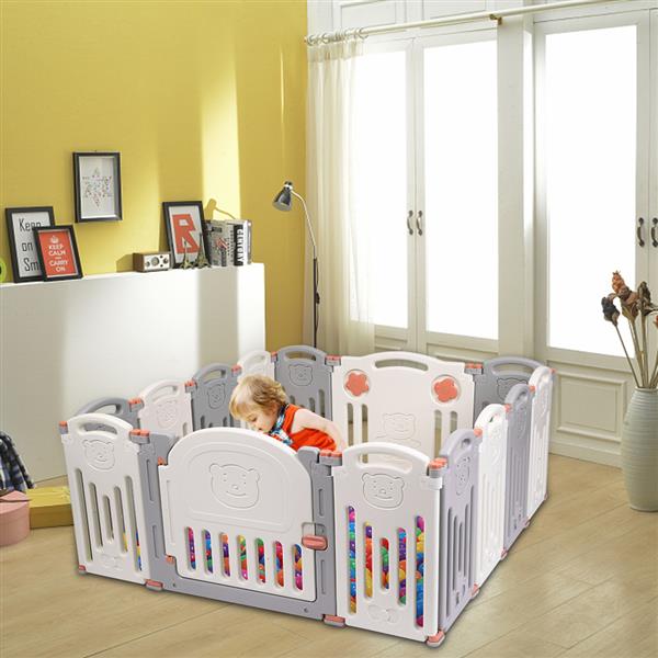 Baby Folding playpen Kids Activity Centre Safety Play Yard Home Indoor Outdoor 