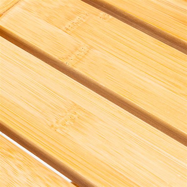47.5x26x44.5cm Bamboo Bath Stool Sandal Wood Color 