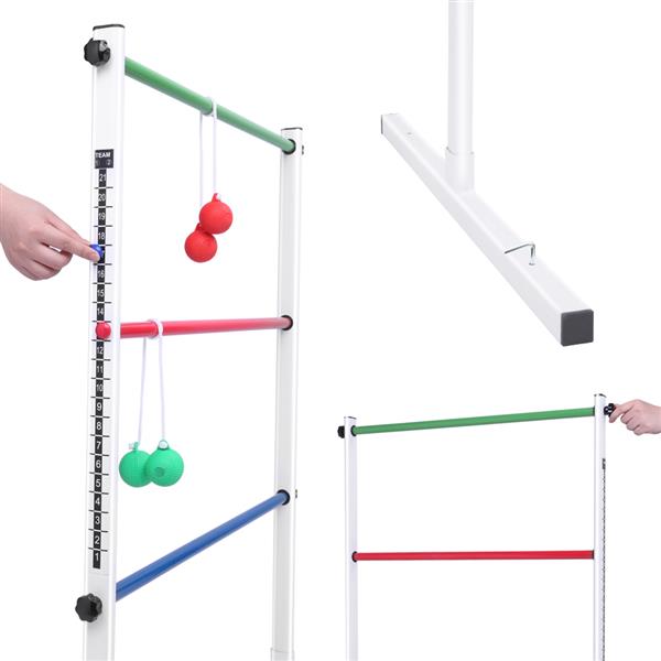 Ladder Toss Ball Game Set for Children and Adults Fun Game for Yard 