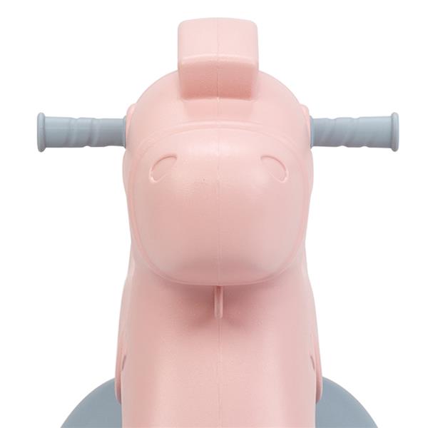 High Quality Plastic Cute Rocking Horse for Kids gift Pink Color 