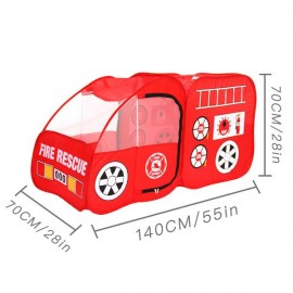 Fire Engine Design Folding Portable Playpen Tent Play Yard Red