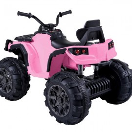 LEADZM LZ-906 ATV Double Drive Children Car with 45W*12 12V7AH*1 Battery without Remote Control Pink