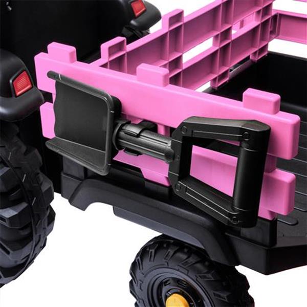 LEADZM LZ-925 Agricultural Vehicle Battery 12V7AH * 1 Without Remote Control with Rear Bucket Pink 