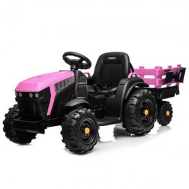 LEADZM LZ-925 Agricultural Vehicle Battery 12V7AH * 1 Without Remote Control with Rear Bucket Pink
