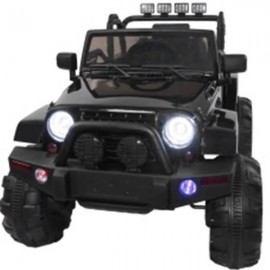 12V Kids Ride On Car SUV MP3 2.4GHZ Remote Control LED Lights Black