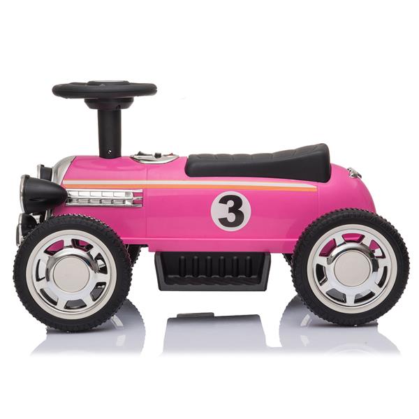 Kids Electric Ride On Car With Music Player   LED Lights 6V Pink 