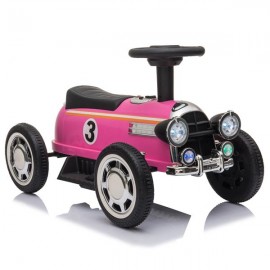 Kids Electric Ride On Car With Music Player   LED Lights 6V Pink