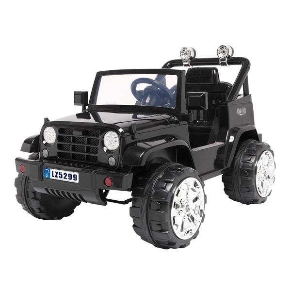 LEADZM LZ-5299 Small Jeep Dual Drive Battery 12V7Ah * 1 with 2.4G Remote Control Black 