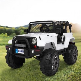 LEADZM LZ-905 Remodeled Jeep Dual Drive 45W * 2 Battery 12V7AH * 1 with 2.4G Remote Control White
