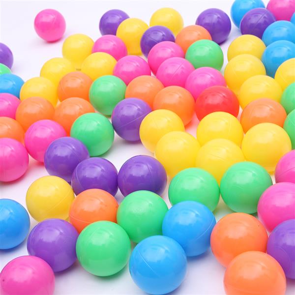 100pcs 7cm Fun Soft Plastic Ocean Ball Swim Pit Toys Baby Kids Toys Colorful 