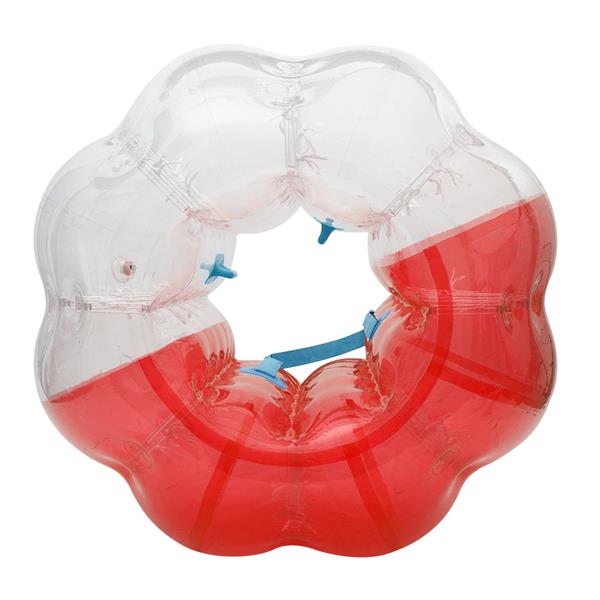 [US-W]Translucent Nail Inflatable Bumper Ball Red 