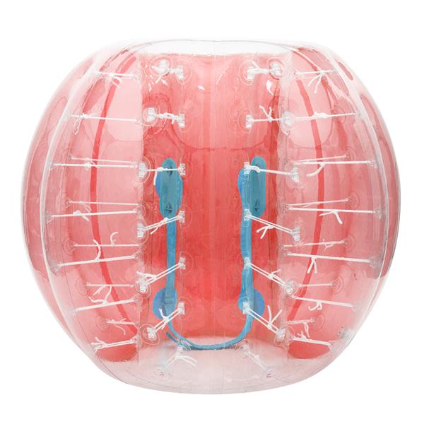 [US-W]Translucent Nail Inflatable Bumper Ball Red 